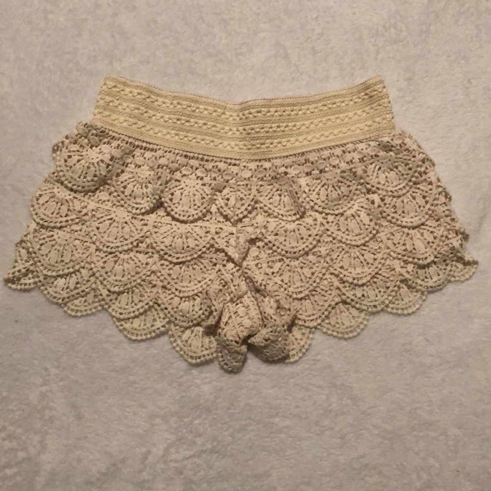 Rewind Crochet Shorts